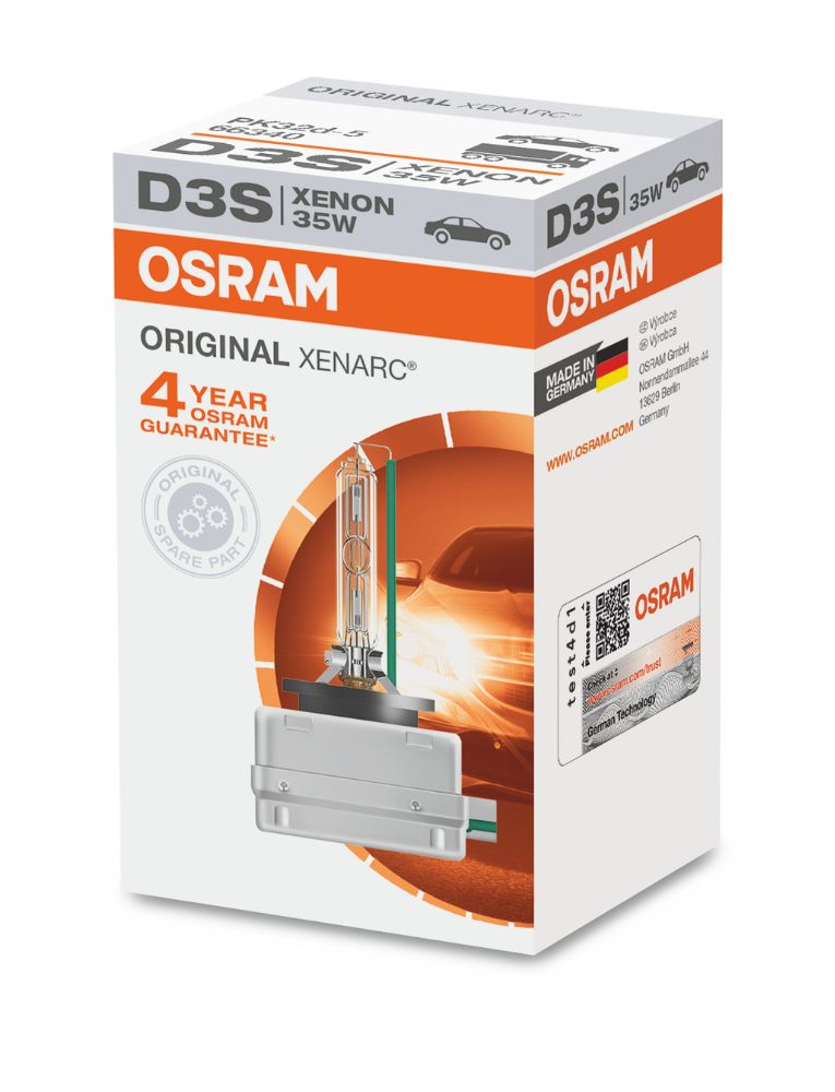 OSRAM D3S xenon izzó original xenarc D3S 66340